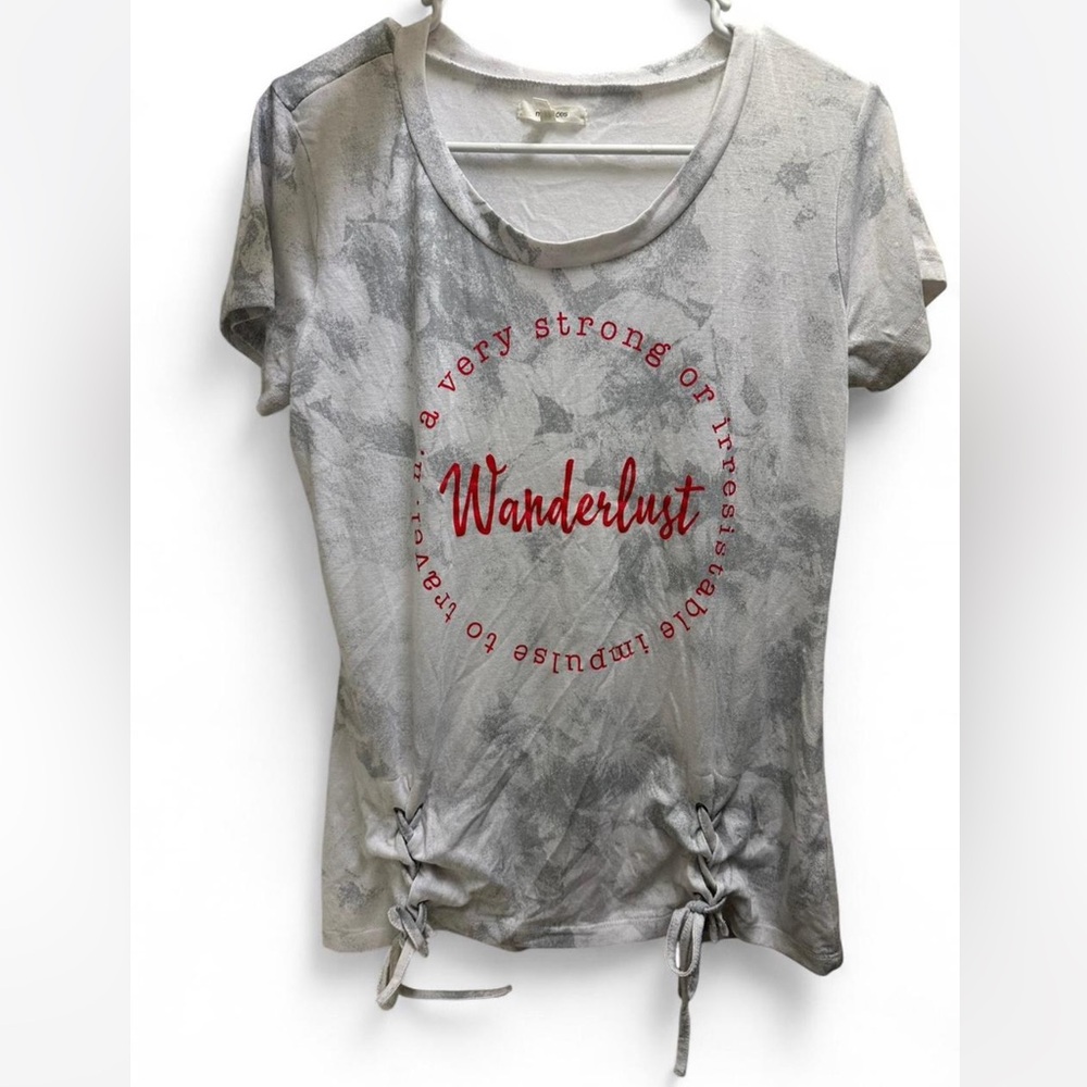 Maurices Gray Wanderlust Tee